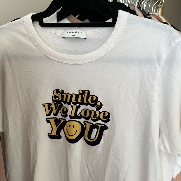 Sandro T Shirt SZ XS - Picture 2 of 2